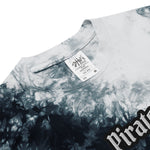 CUSTOM TIE-DYE T-SHIRT • PIRATE STYLE FONT • 1 •