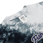 CUSTOM TIE-DYE T-SHIRT • FISH STYLE FONT • 1 •