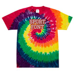 CUSTOM TIE-DYE T-SHIRT • SPORT STYLE FONT • 2 •