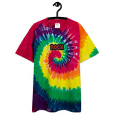 CUSTOM TIE-DYE T-SHIRT • ROCK STYLE FONT • 1 •