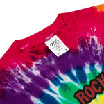 CUSTOM TIE-DYE T-SHIRT • ROCK STYLE FONT • 1 •