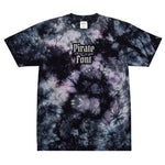 CUSTOM TIE-DYE T-SHIRT • PIRATE STYLE FONT • 2 •