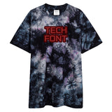 CUSTOM TIE-DYE T-SHIRT • TECH STYLE FONT • 2 •