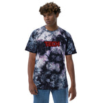 CUSTOM TIE-DYE T-SHIRT • TECH STYLE FONT • 1 •