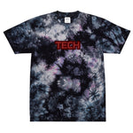 CUSTOM TIE-DYE T-SHIRT • TECH STYLE FONT • 1 •