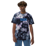 CUSTOM TIE-DYE T-SHIRT • TECH STYLE FONT • 1 •