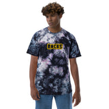 CUSTOM TIE-DYE T-SHIRT • ROCKS STYLE FONT • 1 •