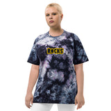 CUSTOM TIE-DYE T-SHIRT • ROCKS STYLE FONT • 1 •