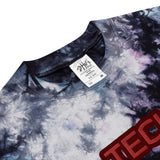 CUSTOM TIE-DYE T-SHIRT • TECH STYLE FONT • 1 •