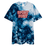 CUSTOM TIE-DYE T-SHIRT • SPORT STYLE FONT • 2 •