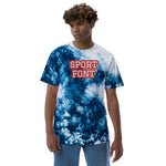 CUSTOM TIE-DYE T-SHIRT • SPORT STYLE FONT • 2 •