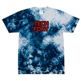 CUSTOM TIE-DYE T-SHIRT • TECH STYLE FONT • 2 •