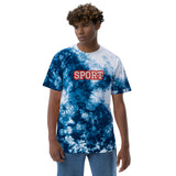 CUSTOM TIE-DYE T-SHIRT • SPORT STYLE FONT • 1 •