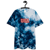 CUSTOM TIE-DYE T-SHIRT • USA STYLE FONT • 1 •