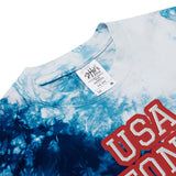 CUSTOM TIE-DYE T-SHIRT • USA STYLE FONT • 2 •