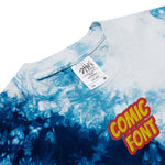 CUSTOM TIE-DYE-T-SHIRT • COMIC STYLE FONT • 2 •