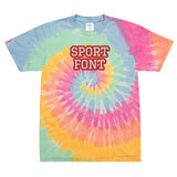 CUSTOM TIE-DYE T-SHIRT • SPORT STYLE FONT • 2 •