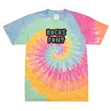 CUSTOM TIE-DYE T-SHIRT• ROCKS STYLE FONT • 2 •