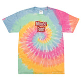 CUSTOM TIE-DYE T-SHIRT • MOUSE STYLE FONT • 2 •