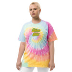 CUSTOM TIE-DYE T-SHIRT • DISCO STYLE FONT • 2 •