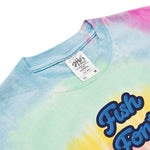 CUSTOM TIE-DYE T-SHIRT • FISH STYLE FONT • 2 •