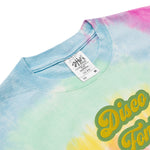 CUSTOM TIE-DYE T-SHIRT • DISCO STYLE FONT • 2 •