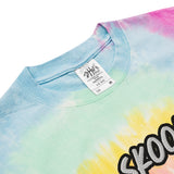 CUSTOM TIE-DYE T-SHIRT • OLD SKOOL STYLE FONT • 1 •