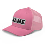 CUSTOM NAME • SNAPBACK RETRO TRUCKER CAP • ADD ANY NAME/WORD/YEAR/DATE/AGE/NUMBER