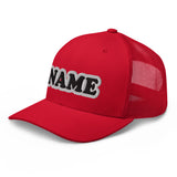 CUSTOM NAME • SNAPBACK RETRO TRUCKER CAP • ADD ANY NAME/WORD/YEAR/DATE/AGE/NUMBER