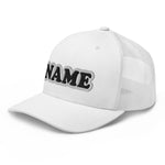 CUSTOM NAME • SNAPBACK RETRO TRUCKER CAP • ADD ANY NAME/WORD/YEAR/DATE/AGE/NUMBER