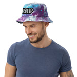 CUSTOM TIE-DYE BUCKET HAT • RAP STYLE FONT • 1 •