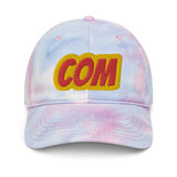 CUSTOM TIE-DYE DAD HAT • COMIC STYLE FONT • 1 •