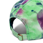 CUSTOM TIE-DYE DAD HAT • ROCK STYLE FONT • 1 •