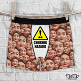 CUSTOM BOXER SHORTS. Choking Hazard Warning