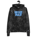 CUSTOM TIE-DYE HOODIE • SPORT STYLE FONT • 2 •