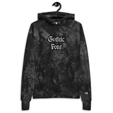 CUSTOM TIE-DYE HOODIE • GOTHIC STYLE FONT • 2 •