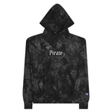 CUSTOM TIE-DYE HOODIE • PIRATE STYLE FONT • 1 •