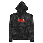 CUSTOM TIE-DYE HOODIE • USA STYLE FONT • 1 •