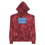 CUSTOM TIE-DYE HOODIE • SPORT STYLE FONT • 2 •