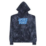 CUSTOM TIE-DYE HOODIE • SPORT STYLE FONT • 2 •