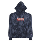 CUSTOM TIE-DYE HOODIE • OLD SKOOL STYLE FONT • 1 •