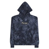 CUSTOM TIE-DYE HOODIE • PIRATE STYLE FONT • 1 •