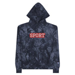 CUSTOM TIE-DYE HOODIE • SPORT STYLE FONT • 1 •