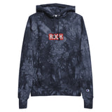 CUSTOM TIE-DYE HOODIE • ROCK STYLE FONT • 1 •