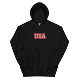 CUSTOM UNISEX HOODIE • USA STYLE FONT • 1 •