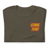 CUSTOM T-SHIRT • COMIC STYLE FONT • 2 •