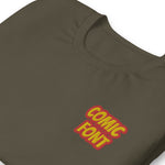 CUSTOM T-SHIRT • COMIC STYLE FONT • 2 •