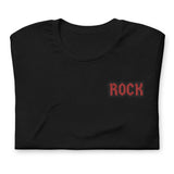 T-SHIRT • CUSTOM TEXT • ROCK FONT •