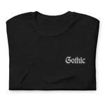 CUSTOM T-SHIRT • GOTHIC STYLE FONT • 1 •