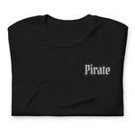 CUSTOM T-SHIRT • PIRATE STYLE FONT • 1 •